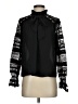 Shein 100% Polyester Black Long Sleeve Blouse Size S - photo 1