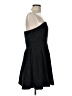 Naked Zebra 100% Polyester Tweed Black Cocktail Dress Size L - photo 4