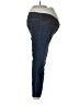 Indigo Blue Argyle Blue Jeans Size Med Maternity - photo 4