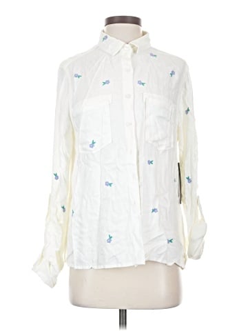 Billy T 3/4 Sleeve Button-Down Shirt (view 1)