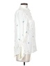 Billy T Stars White 3/4 Sleeve Button-Down Shirt Size S - photo 4