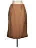 Harve Benard Solid Brown Tan Wool Skirt Size 8 - photo 1