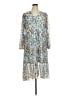 Joie 100% Polyester Print Blue Casual Dress Size XL - photo 1