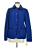 Studio Works 100% Polyester Argyle Blue Coat Size M - photo 1