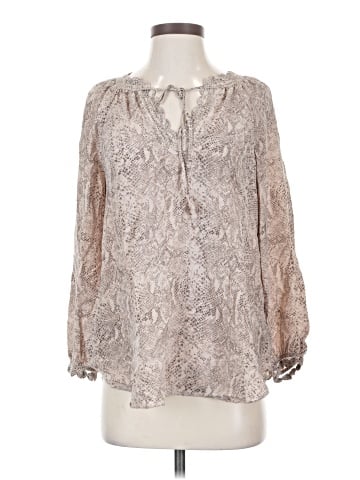 Rebecca Taylor Long Sleeve Silk Top (view 1)