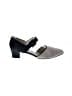 Liz Claiborne Color Block Gray Heels Size 7 1/2 - photo 1