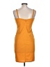 Bebe Solid Orange Cocktail Dress Size L - photo 2
