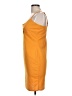 Bebe Solid Orange Cocktail Dress Size L - photo 5