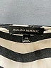 Banana Republic 100% Polyester Stripes Black Long Sleeve Blouse Size M - photo 7