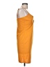 Bebe Solid Orange Cocktail Dress Size L - photo 4