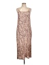 A New Day 100% Rayon Animal Print Tan Casual Dress Size L - photo 1