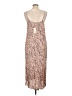 A New Day 100% Rayon Animal Print Tan Casual Dress Size L - photo 2