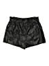 Princess Polly Metallic Black Shorts Size 12 - photo 2