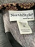North Style Black Long Sleeve Blouse Size M - photo 7