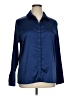 Escalier Blue Long Sleeve Blouse Size XL - photo 1