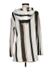 360 Sweater 100% Linen Gray Poncho Size XS - photo 2