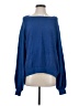 Free People Blue Pullover Sweater Size S - photo 1