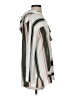 360 Sweater 100% Linen Gray Poncho Size XS - photo 4
