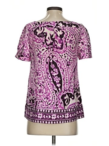Banana Republic Short Sleeve Silk Top (view 2)