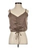Reset 100% Polyester Brown Sleeveless Blouse Size S - photo 1