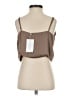 Reset 100% Polyester Brown Sleeveless Blouse Size S - photo 2