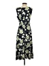 Perceptions Floral Green Casual Dress Size S - photo 2