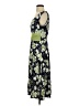 Perceptions Floral Green Casual Dress Size S - photo 5