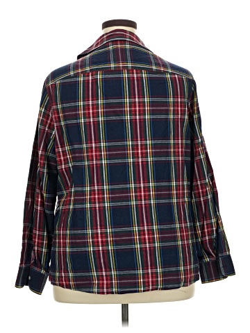 Foxcroft 3/4 Sleeve Button-Down Shirt (view 2)
