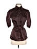 Nicola 100% Polyester Burgundy 3/4 Sleeve Blouse Size S - photo 1