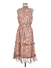 1.State 100% Polyester Paisley Orange Cocktail Dress Size M - photo 1