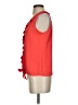 Chelsea28 100% Polyester Orange Sleeveless Blouse Size S - photo 5