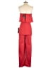 Lulus Color Block Red Jumpsuit Size M - photo 2