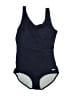 Speedo 100% Polyester Blue One Piece Swimsuit Size 12 - photo 1