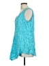 Cut Loose Teal Sleeveless Blouse Size L - photo 5