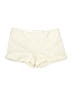 Maurices Solid Ivory Khaki Shorts Size 7 - 8 - photo 1