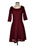 Max Studio Burgundy Casual Dress Size S - photo 1