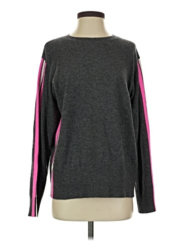 Aqua Cashmere Pullover Sweater (view 1)