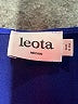 Leota Chevron-herringbone Blue Cocktail Dress Size M - photo 7