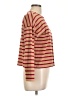 Ann Taylor 100% Cotton Stripes Brown Pullover Sweater Size L - photo 4