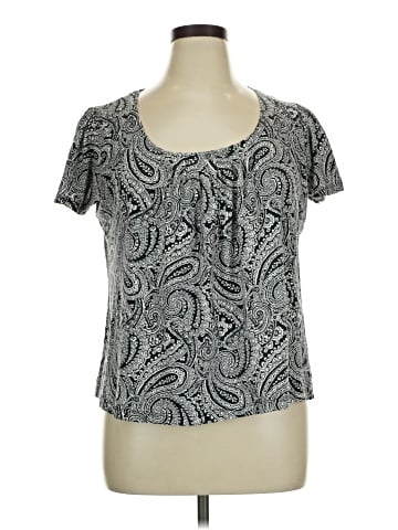 Jones New York Sport Short Sleeve Blouse (view 1)
