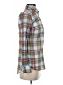 Merona Plaid Teal Long Sleeve Button-Down Shirt Size XS - photo 4