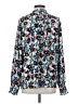 NYDJ Floral Teal Long Sleeve Blouse Size S - photo 2
