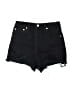Levi's Black Denim Shorts Size 26 waist - photo 1