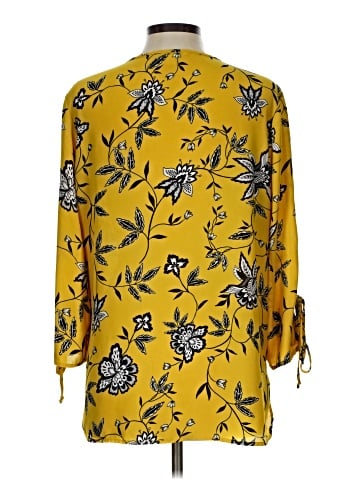 Counterparts 3/4 Sleeve Blouse (view 2)