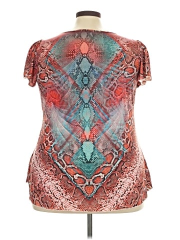 One World Short Sleeve Blouse (view 2)