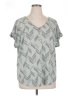 Unbranded Gray Short Sleeve Blouse Size 1X (estimated) - photo 1