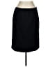 Kasper 100% Polyester Solid Black Casual Skirt Size 10 - photo 1