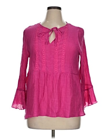 Counterparts 3/4 Sleeve Blouse (view 1)