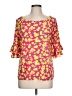 Cappagallo Yellow 3/4 Sleeve Blouse Size L - photo 1