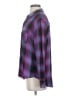Rails 100% Rayon Plaid Purple Long Sleeve Button-Down Shirt Size S - photo 5
